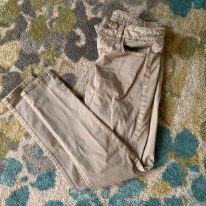 American Eagle Khaki Jeggings Size 2